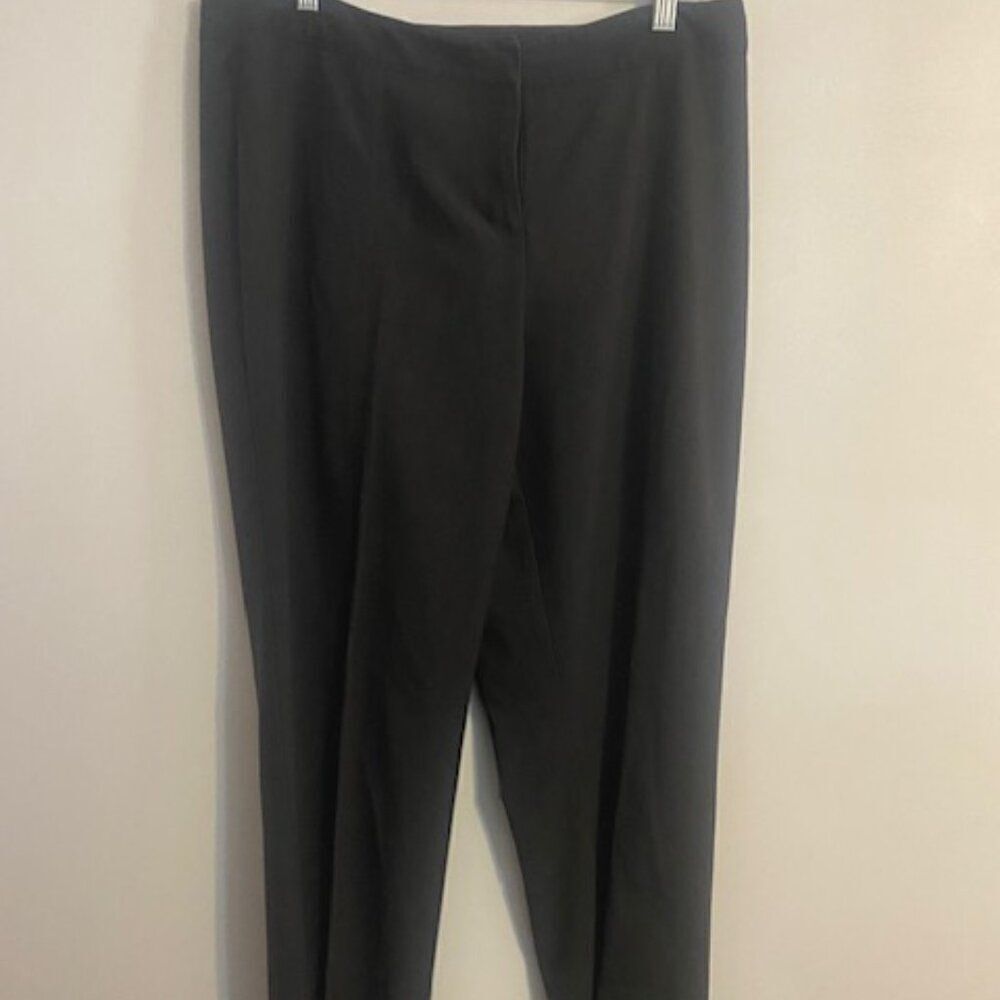 Ellen Tracy Gray straight leg trousers, size 12